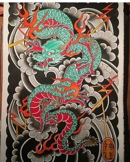 Китайский дракон тату (52 фото)