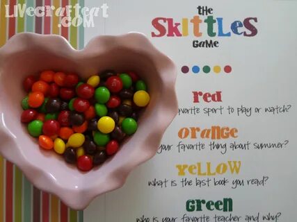 Skittles Icebreaker & Get To Know You Game Live Craft Eat Sk