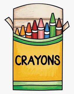 Crayon Clipart School Supply - Transparent School Supplies C