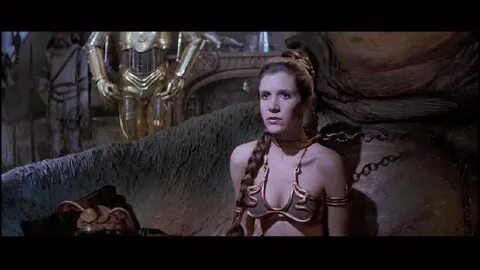 Slave Leia GIF 2 - Princess Leia Organa Solo Skywalker litra