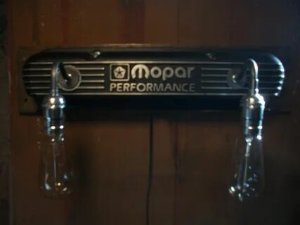 Mopar performance small block v8 valve cover wall sconce Ets