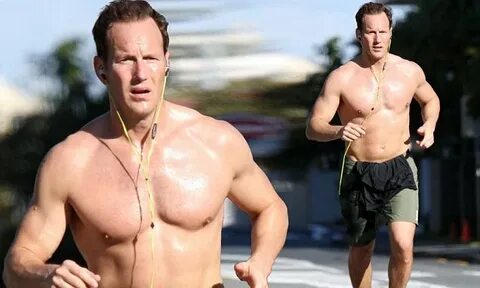 A very buff Patrick Wilson spotted jogging in Gold Coast Dai