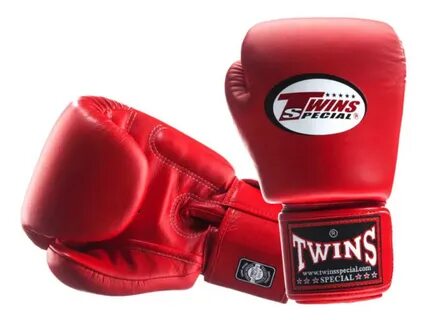 Перчатки боксерские Twins BGVL-3 для муай-тай (красные) 16 o