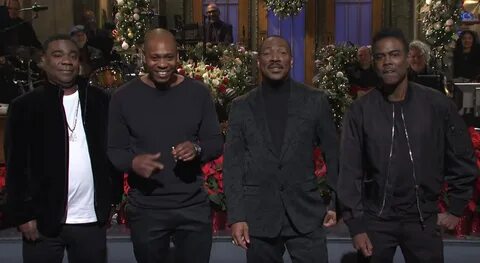 SNL: Eddie Murphy Brings Out Chris Rock, Dave Chappelle, Tra