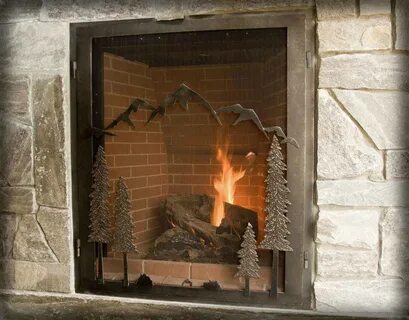 Innovative Decorative Glass Fireplace Doors Decosee - Homes 