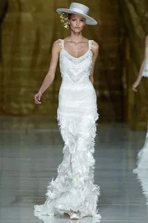 Flamenco Dress: Sleeveless white lace and fringe with ... in