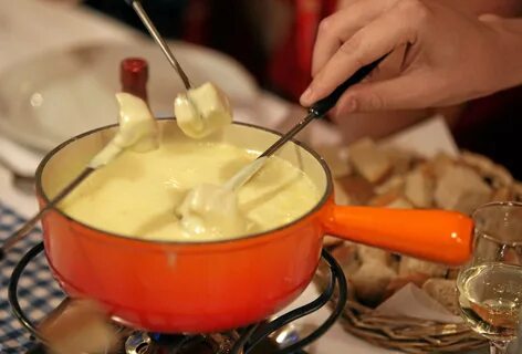 Cheese fondue fight - Family Ski News