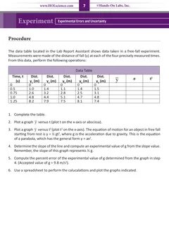 Acceleration of a cart lab report answers
