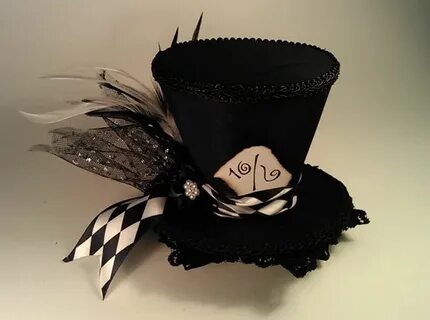 Mad Hatter Mini Top Hats Made to your desire Alice in Wonder