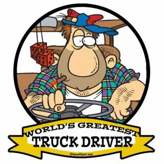 Funny Truck Driver Cartoons free image download