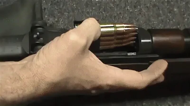 How to load the M1 Garand the US Army way on Make a GIF