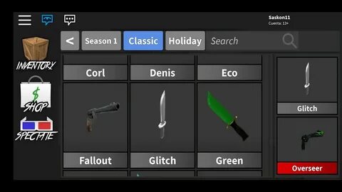 The top 10 Unique/cool Knives in MM2 - YouTube