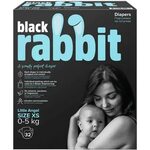 Black Rabbit Diapers XS / 32 pcs купить подгузники по низкой