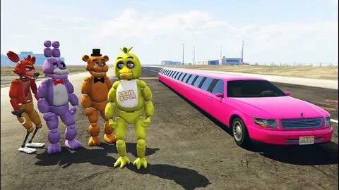 ANIMATRONICS STUNT IN WORLD'S LONGEST CAR EVER (GTA 5 Mods F