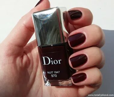 Красавчик: лак для ногтей Dior в оттенке Nuit 1947. Отзыв на