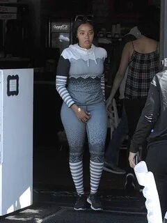 Angela Simmons Booty in Tights -16 GotCeleb
