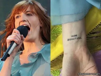 Florence Welch's 11 Tattoos & Meanings Steal Her Style Flore