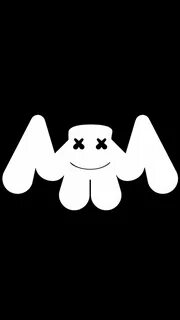 Marshmello Logo Dark In 1080x1920 Resolution Apple logo wall