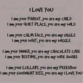 i love you, a poem for my daughter Words, Me quotes, Quotes