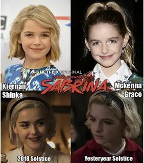 Mid Winter's Tale McKenna Grace & Kiernan Shipka Sabrina loo