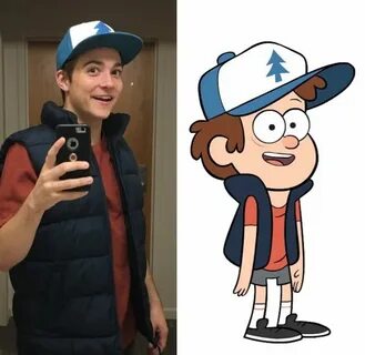 My last minute Dipper costume came out pretty good I think -