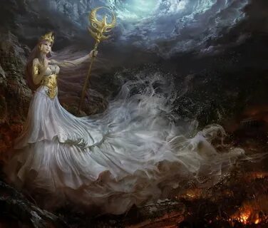 awesome fanart of athena Athena goddess, Moon goddess art, A