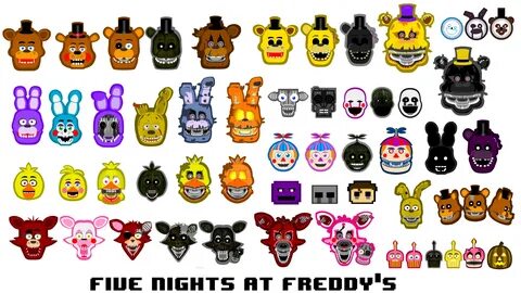 All FNaF Characters! image - Mod DB