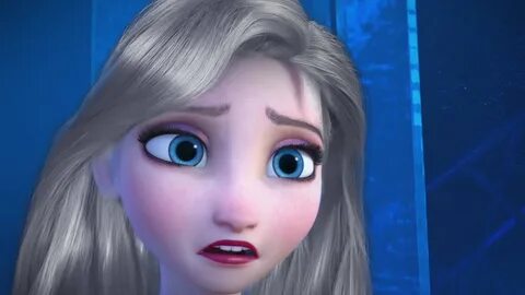 Elsa with long hair - YouTube