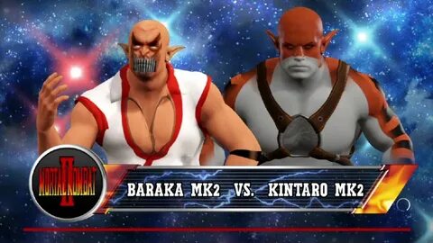 WWE2K17 creation : Baraka mk2 vs Kintaro mk2 - YouTube