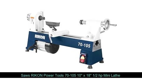 Power Tools Saws RIKON Power Tools 70-105 10" x 18" 1/2 hp Mini Lathe Best Selle