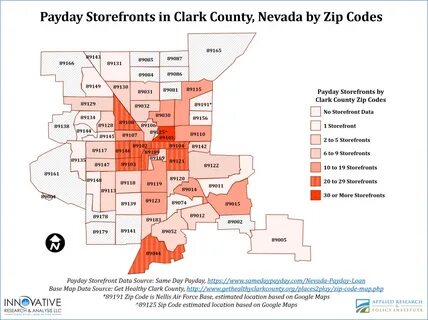 Most of Clark County’s payday loan stores clustered in ZIP c