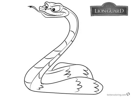 Lion Guard Coloring Pages Ushari - Free Printable Coloring P