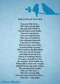 The Love Of My Life - The Love Of My Life Poem by Clive Blak