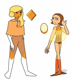 Orange Diamond and Her Pearl (SU Style) Steven Universe Amin