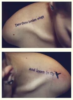 blackbird Flying tattoo, Beatles tattoos, Tattoos