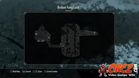 File:Skyrim Broken Fang Camp map.jpg - Orcz.com, The Video G