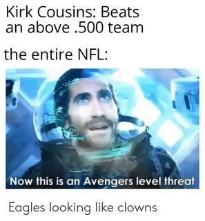 Kirk Cousins Beats an Above500 Team the Entire NFL Now This 