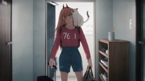 Chainsaw Man Anime 4K Power Chainsaw Man Anime Screenshot Anime Girls...