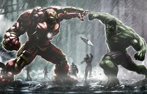 Обои броня, hulk, iron man, tony stark, Avengers: Age of Ult