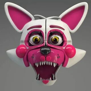 Funtime Foxy Head Render! by Qutiix on DeviantArt Funtime fo