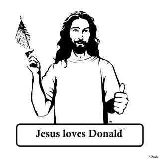 Jesus Loves Donald Trump irReligious.oRg