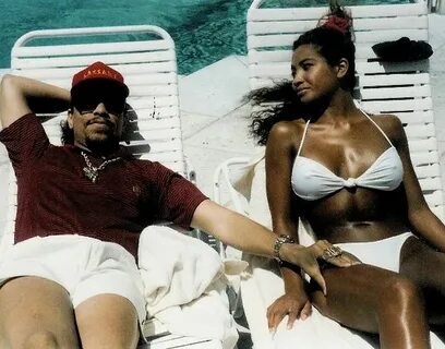 Ice-T and Darlene Ortiz Celebridades, Rapero, Playa