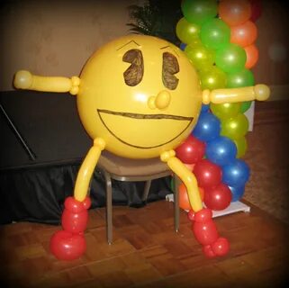 80's party balloons; Pacman 80s birthday parties, 80s theme 