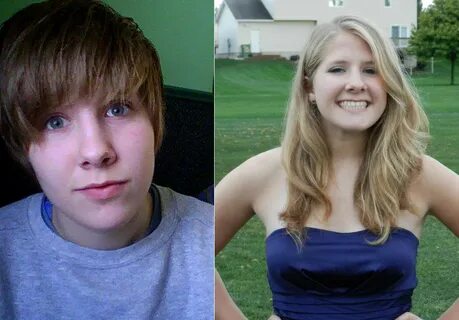 MtF 1 year HRT. Before and after. How am I doing? :) - Imgur