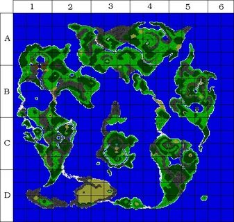 Dragon Quest V World Map - World Of Light Map