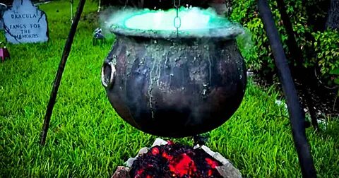 Make A Bubbling Witch's Cauldron For Halloween