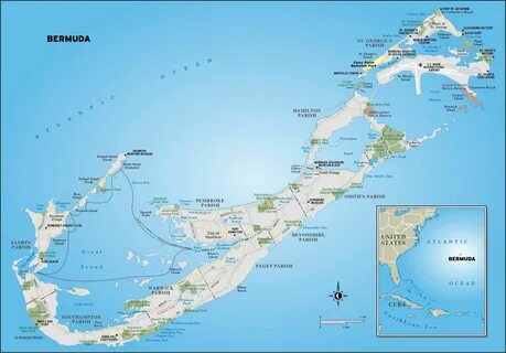 Map of Bermuda, Bermuda Maps - Mapsof.net Bermuda cruises, T