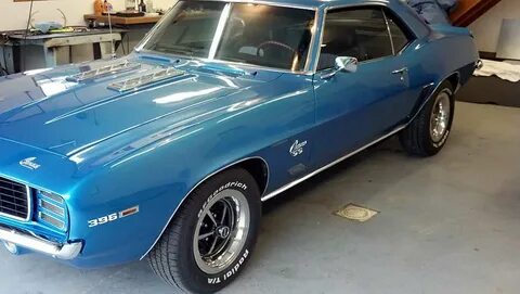 1969 Camaro Blue Mobil Pribadi