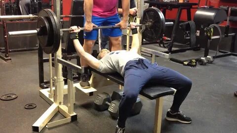 275lb. Bench Press Sets - YouTube