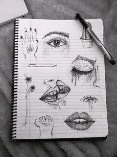 aesthetic, b&w, black and white, drawings, grunge Grunge art